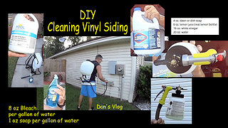DIY Cleaning Vinyl Siding