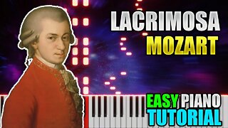 Lacrimosa - Mozart | Easy Piano Tutorial