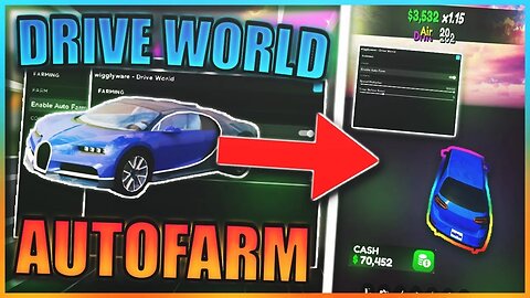 [NEW] 🚗 Drive World Script / Hack | Auto Farm | 10k Per Minute 🔥 | *PASTEBIN 2023*