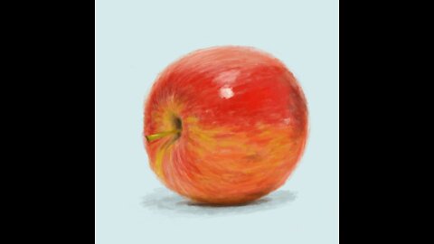 How to draw apple