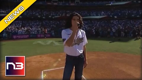 Pop Star MORTIFIED Baseball Crowd With Horrific National Anthem