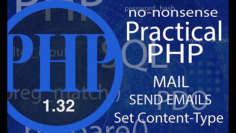 video #32 - Advance PHP | MAIL