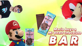 Super Mario and Friends: Mario buys a Mr Beast chocolate BAR