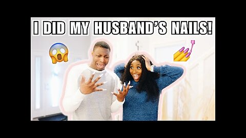 I Made My Husband Wear Press On Nails For 24 Hours 😂 💅