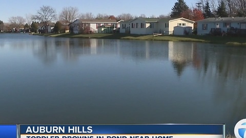 Toddler drowns in pond near home in Auburn Hills