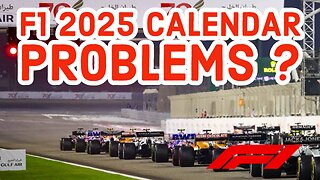 F1 2025 Calendar and it is a little problematic!