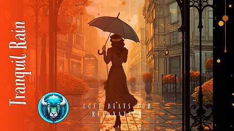 Tranquil Rain: Art Nouveau Illustration and Lofi Beats for Relaxation