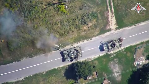 Destruction of the Ukrainian Armed Forces tank