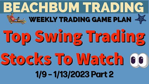 Top Swing Trading Stocks to Watch 👀 for 1/9 – 1/13/23 | BOSC FCAP INTC MP OPP SWK USOI UVXY & More