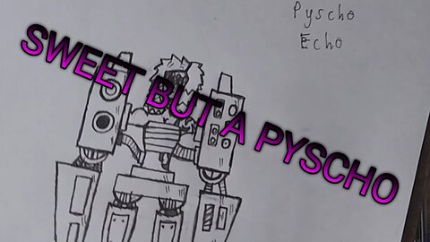 Drawing my Original Pyscho Character