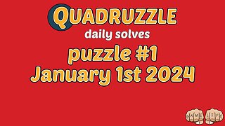 Daily Solve Puzzle #1