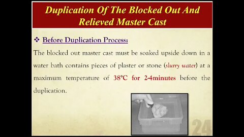 Prosthodontics L5,6,7 part2 (Blocking out,Relieving,Duplication And Casting in RPD)