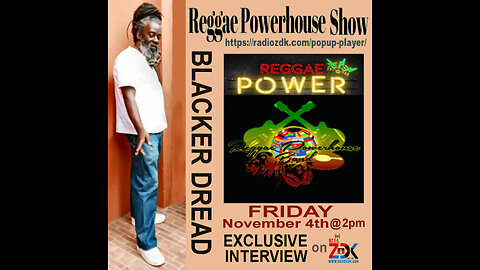 Legendary Reggae producer Blacker Dread - Interview