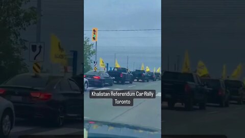 Khalistan Referendum Car Rally Toronto 🇨🇦