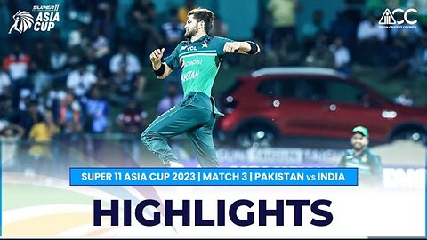 Super11 Asia cup 2023 | match 3 Pakistan vs India highlights