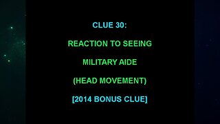 Clue 30 (The "Alien Interview" Video Analysis 2013/2014/2015)
