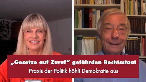 „Gesetze auf Zuruf“ gefährden Rechtsstaat@Punkt.PRERADOVIC mit Prof. Dr. Thomas-Michael Seibert🙈