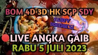 🔴 LIVE ANGKA GAIB RABU 5 JULI 2023 ANGKA TUNGGAL HK SDY SGP