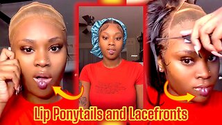 The New Look: Lip Ponytails & LaceFronts Exposed