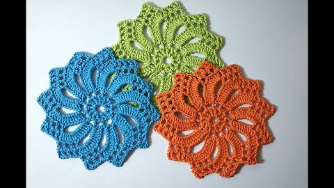 Make Your Coffee Break Even More Elegant with a Crochet Doily Motif Coaster"
