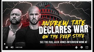 Alex Jones Interviews Andrew Tate In New Explosive Must See Interview / This Will Break The MATRIX