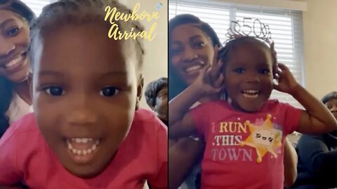Erica Dixon's Twin Daughter Embrii Sings Her ABC's For Mommy's Followers! 🗣