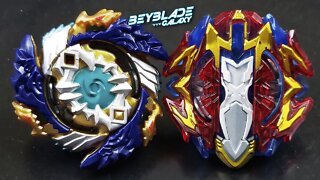 GEIST FAFNIR .8'.Ab-S vs BREAKER XCALIUS .1'.Sw-S - Beyblade Burst ベイブレードバースト