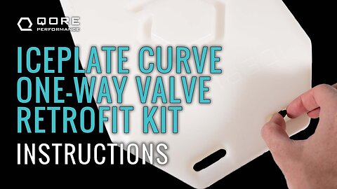 One-Way Valve Retrofit Kit for IcePlate® Curve (DIY)
