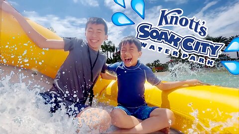 Knott's Soak City Water Park 2023 Opening Day | We Tried Some Water Slides New to Us + Cabana Tour!