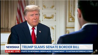President Trump interviewed by Rob Schmitt | NEWSMAX 2/5/2024