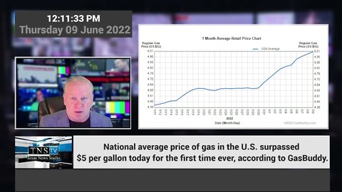 BREAKING: National average price of gas in the U.S. surpassed $5 per gallon today