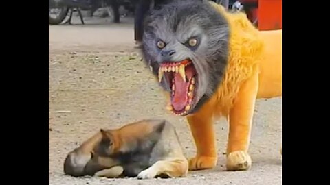 Hilarious FAKE TIGER Prank on Dog - Must Watch!