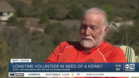 Yavapai County back country search and rescue volunteer in need of kidney