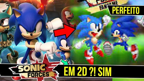Sonic Forces ficou MELHOR em 2D #sonic