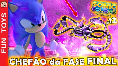 🔵 Sonic Colors Ultimate #12 - FASE FINAL enfrentando o EGGMAN!!! Fase muito difícil sem Check point!