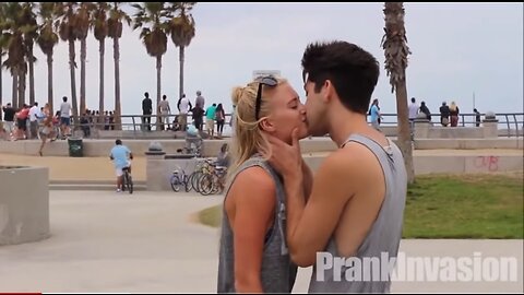 Kissing Pranks - Heads or Tails hot video