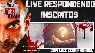 LIVE #2 RESPONDENDO INSCRITOS E CRIMES DA ATUALIDADE
