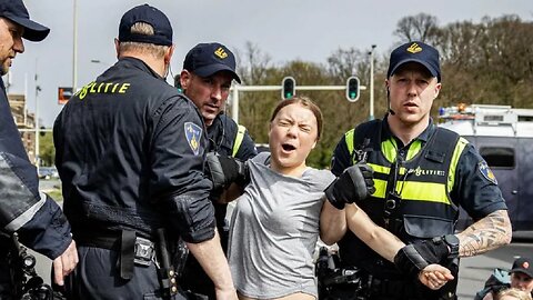 Greta👧Thunberg👀Gets👉Arrested👮At👉Climate🌡️Protest🤪🤣😎