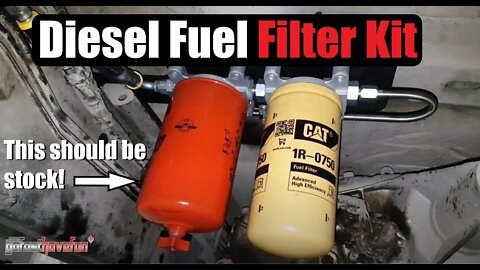 Diesel Fuel Filter Kit CAT Fuel Filter Installation (Ram Cummins) | AnthonyJ350