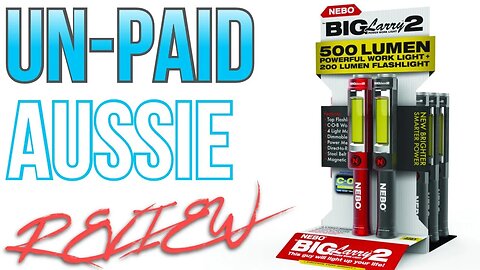 Nebo Big Larry 2 Work Light And Torch Aussie Review