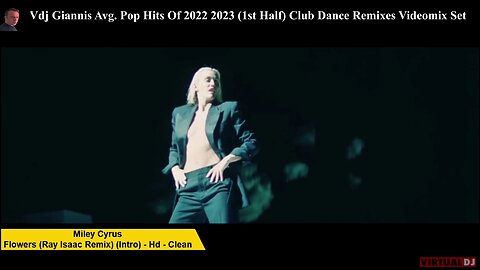 Vdj Giannis Avg. Pop Hits Of 2022 2023 (1st Half) Club Dance Remixes Videomix Set HD