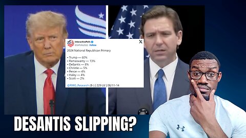 Ron DeSantis Drops To 3rd Place In Latest Poll