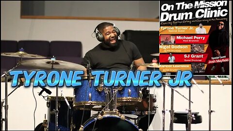 Tyrone Turner Jr - Drum Solo - On The Mission Drum Clinic (PART 1)
