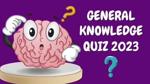 40 Easy General Knowledge Questions and Answers | Part 1 | 4k Video