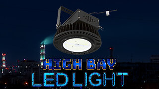 High Bay LED Fixture - 100-277V AC - Aluminum - Cold Forged Housing - IP66