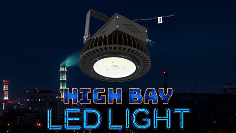 High Bay LED Fixture - 100-277V AC - Aluminum - Cold Forged Housing - IP66