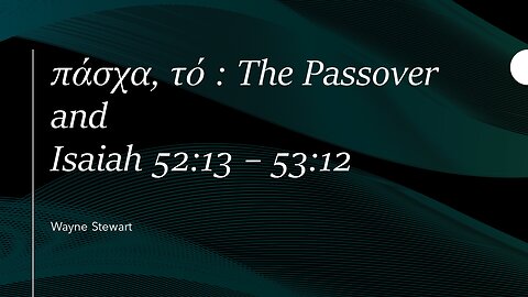Easter 2023 - Isaiah 53
