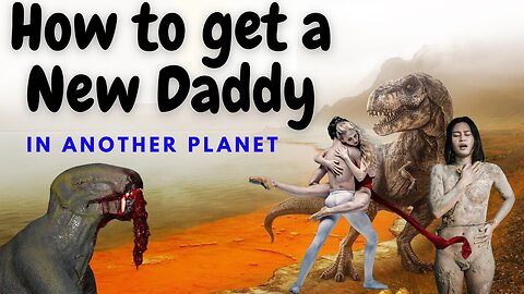 Fight with Dinosaur in Another Planet