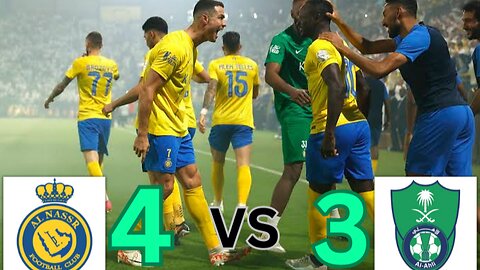 Al Nassr 4 - 3 Al Ahli _ CR7 | Talisca | The Show | All Goals | Highlights