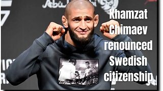 Khamzat Chimaev breaks his relationship with Sweden and will compete for the UAE at UFC 294